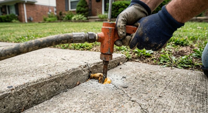 Concrete Leveling in West Des Moines, IA