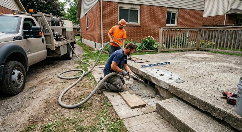 Concrete Patio Raising in Columbus, OH