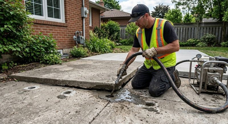 Slab Mudjacking in Des Moines, IA